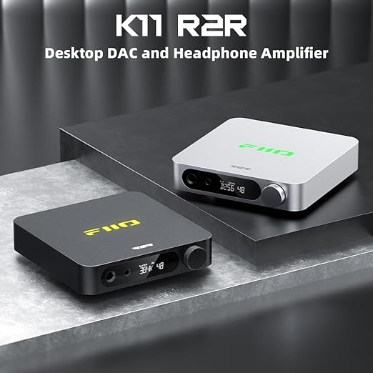 FiiO K11 R2R DAC and Headphone Amplifier (Silver)