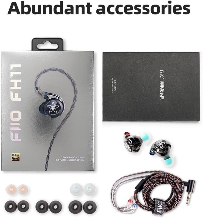 FiiO FH11 Hybrid Triple Driver In-Ear Monitors (IEMs)