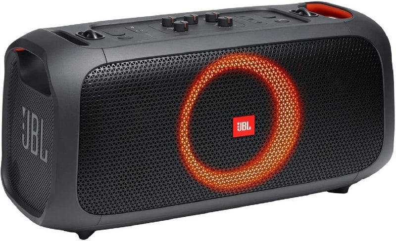 JBL PartyBox On-The-Go Portable Bluetooth Party Speaker with Built-in Lights and Wireless Mic