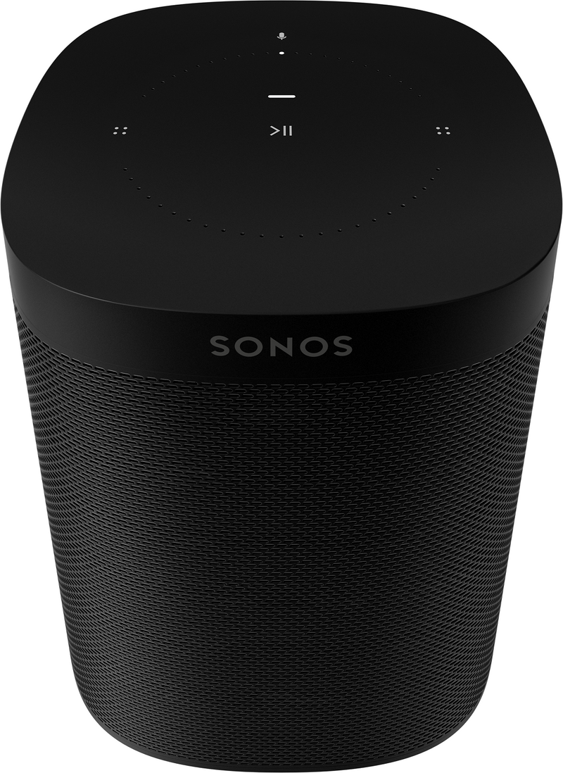 Sonos One (Gen2) Smart Speaker with Voice Control (Black)