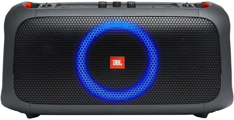 JBL PartyBox On-The-Go Portable Bluetooth Party Speaker with Built-in Lights and Wireless Mic