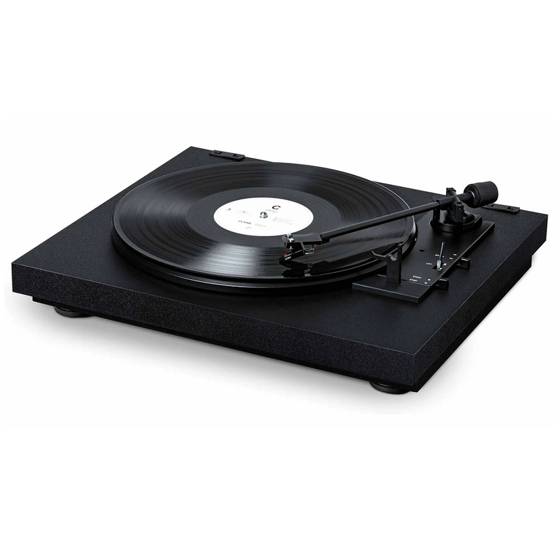 Pro-Ject Automat A1, Fully Automatic Turntable System with Pre-Adjusted OM 10 Cartridge and Built-In Switchable Moving Magnet (MM) Phono Stage - Black