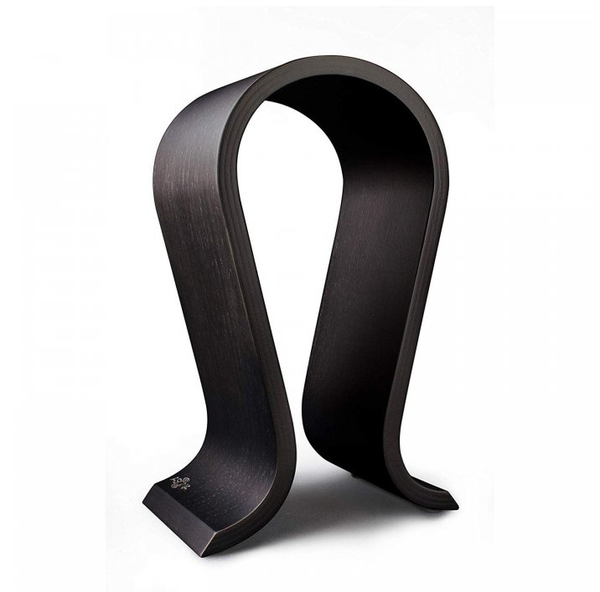 ASONA Elegant Real Wood Headphone Storage Stand (Satin Black) #color_black
