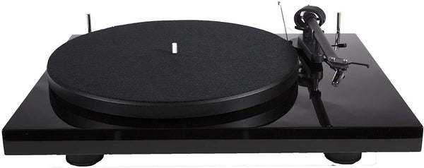 Pro-Ject Debut III, Turntable with Fitted OM5e Cartridge - Piano Black #color_piano black