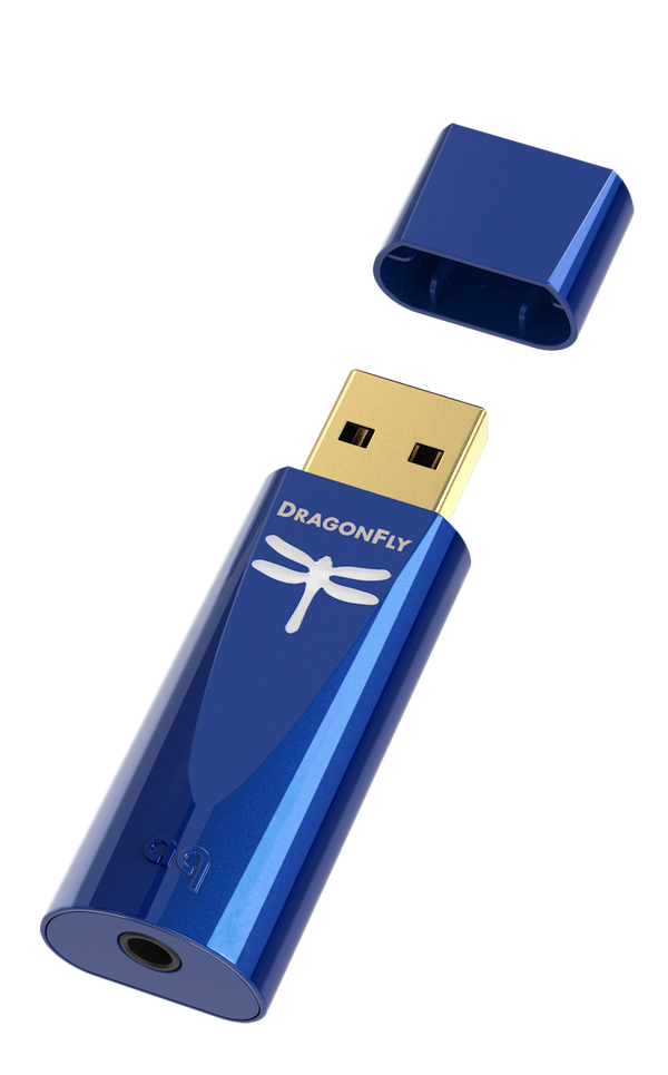 Audioquest Dragonfly Cobalt USB Digital to Analog Converter and Headphone Amp #color_blue
