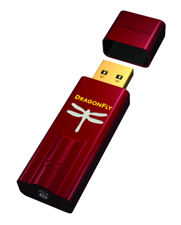 Audioquest DragonFly Red USB Digital to Analog Converter and Headphone Amp #color_red