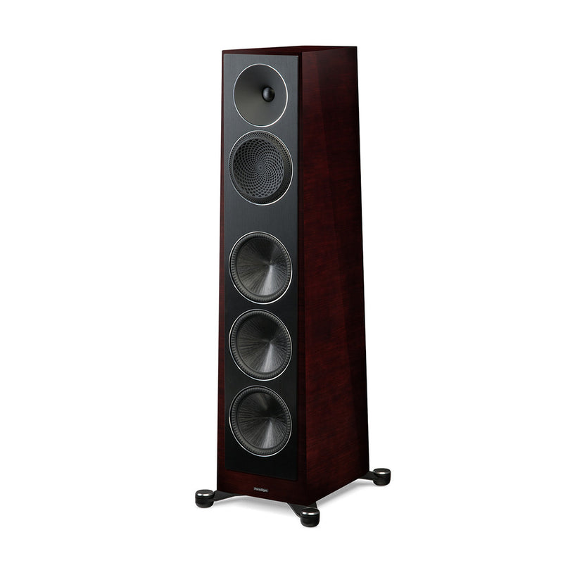 Paradigm Founder 120H 5-Driver, 3-Way Hybrid Floorstanding Speaker with Active Bass, Ported Enclosure - Midnight Cherry