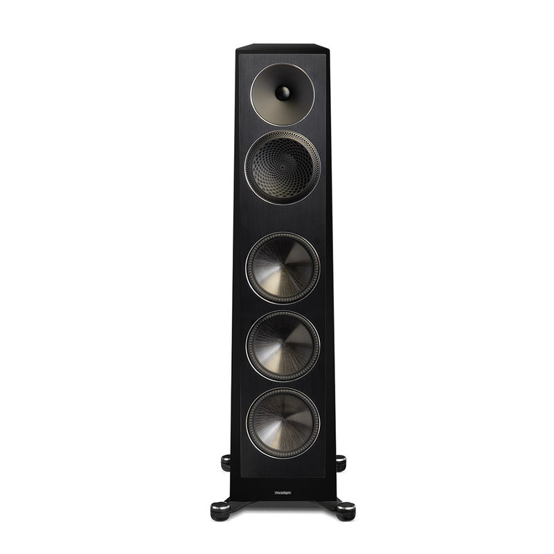 Paradigm Founder 120H 5-Driver, 3-Way Hybrid Floorstanding Speaker with Active Bass, Ported Enclosure - Piano Black