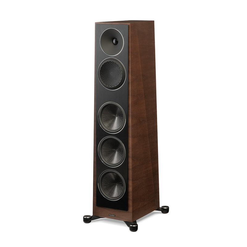 Paradigm Founder 120H 5-Driver, 3-Way Hybrid Floorstanding Speaker with Active Bass, Ported Enclosure - Walnut