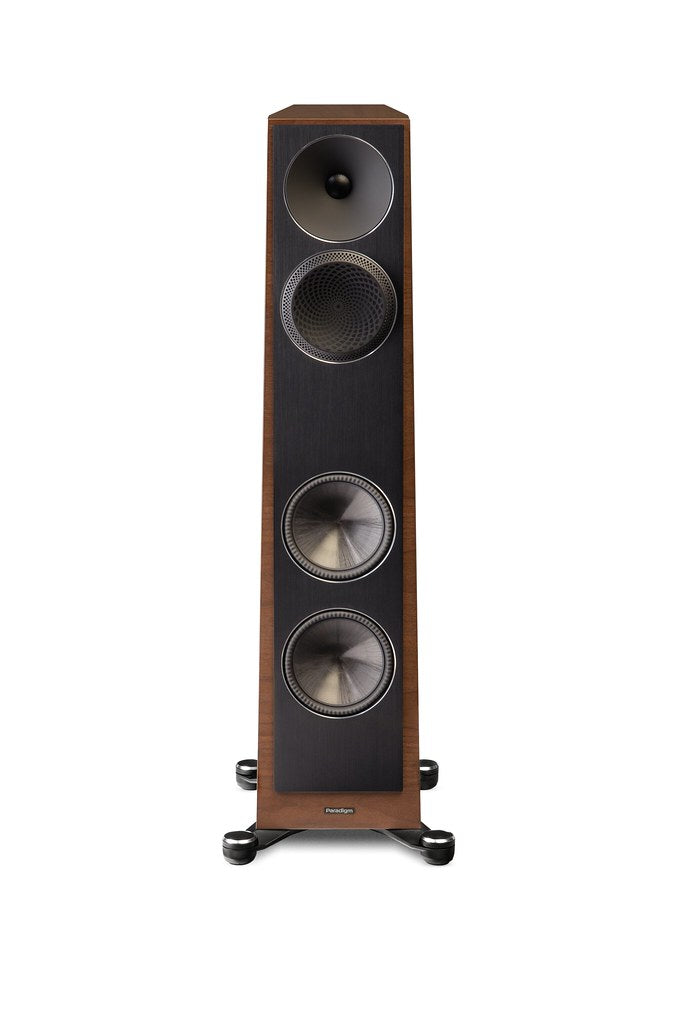 Walnut Paradigm Founder 80F Floorstanding Speakers - Founder Series