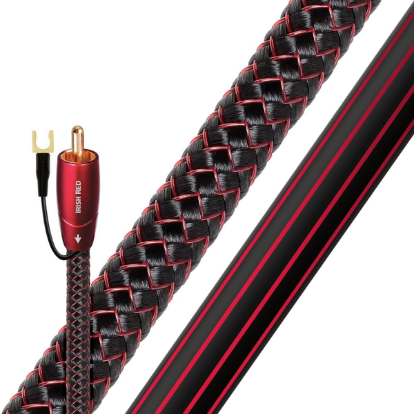 AudioQuest Irish Red RCA Male to RCA Male Subwoofer Cable 3M