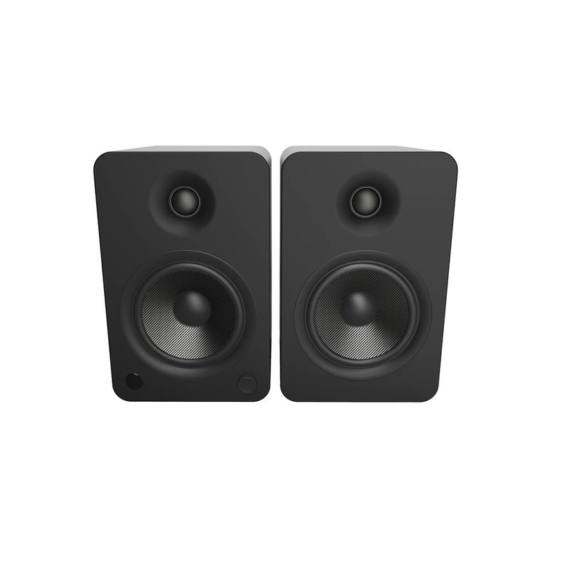 Kanto YU6 Powered Bookshelf Speakers with Bluetooth and Phono Preamp - Pair (Matte Black)
