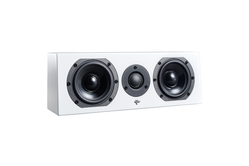 Totem Kin Flex LCR Dual 4" woofer 1" tweeter Monitor Speaker - White