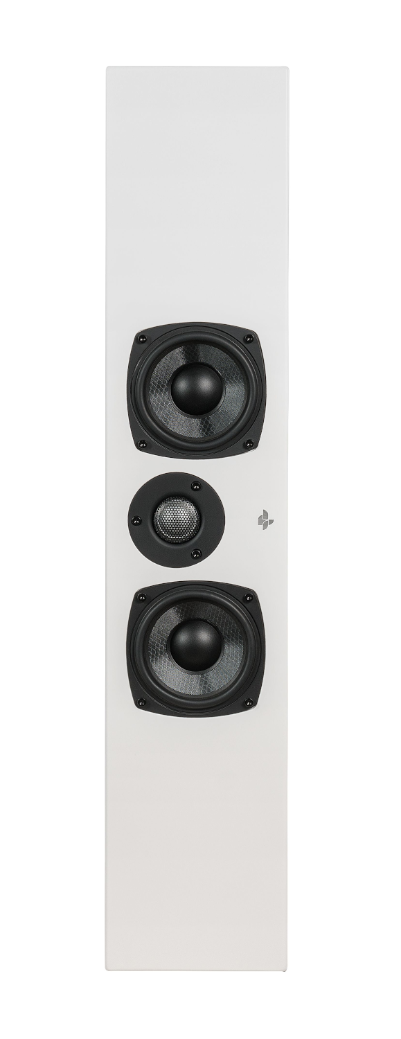 Totem Kin Solo Dual 4" woofer 1" tweeter On-wall Speakers - White