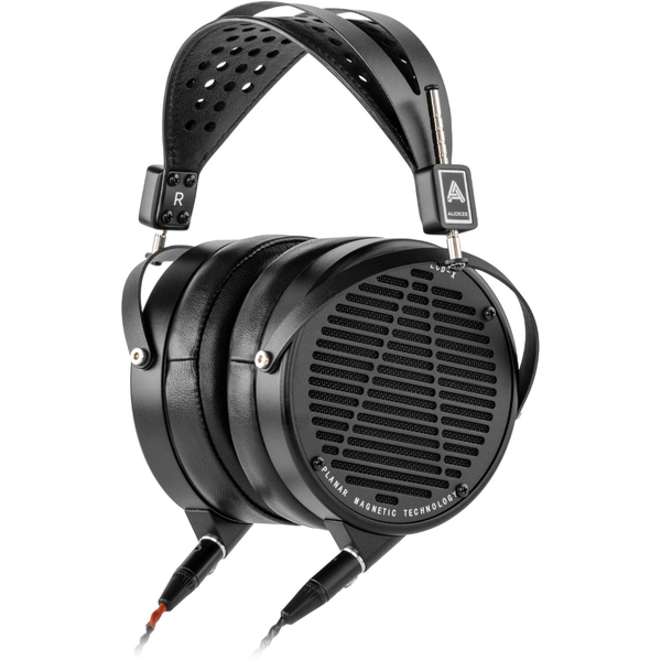 Audeze LCD-X-LF, Leather-Free Headphones with Travel Case, 1/4" Balanced - 1/4 to 1/8" Cables #color_black