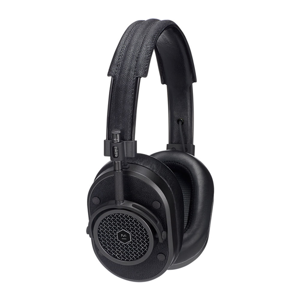 Master & Dynamic MH40 Wireless Over Ear Noise Isolating Headphones with Bluetooth #color_black metal/black coated canvas