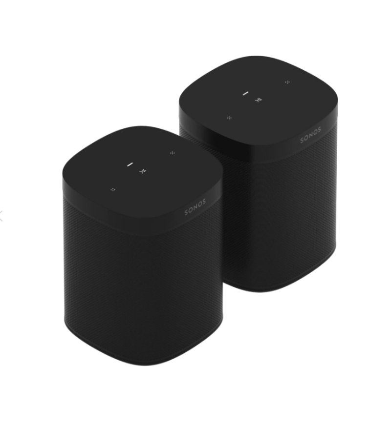 Sonos 5.1 Surround Set with Sonos Beam, Sub, and a pair of One SL (Black)