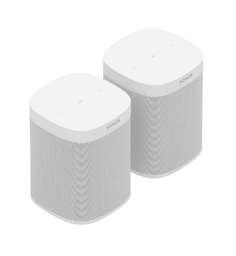 Sonos 5.1 Surround Set with Sonos Beam, Sub, and a pair of One SL (White)