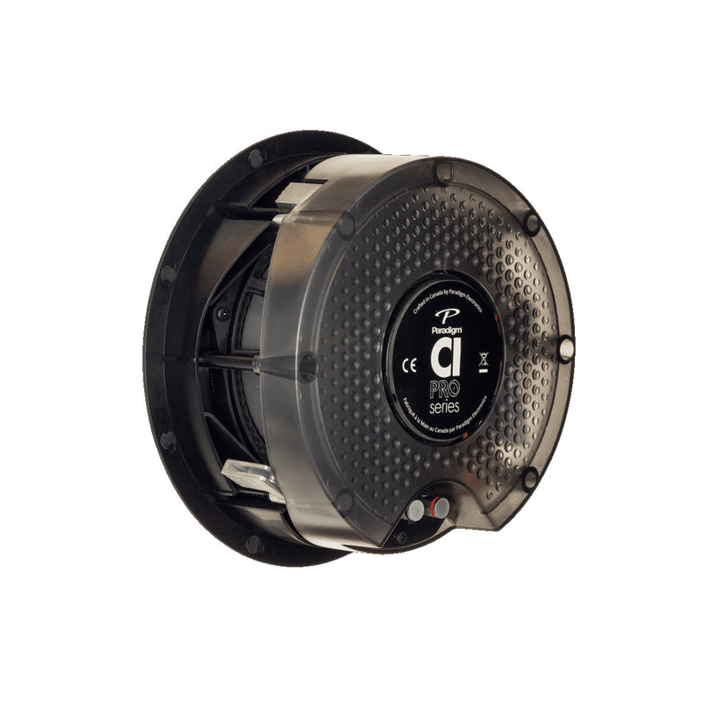 Paradigm Speakers - Paradigm CI Pro P80RX Marine Grade In-Ceiling Speaker Black Back Angle