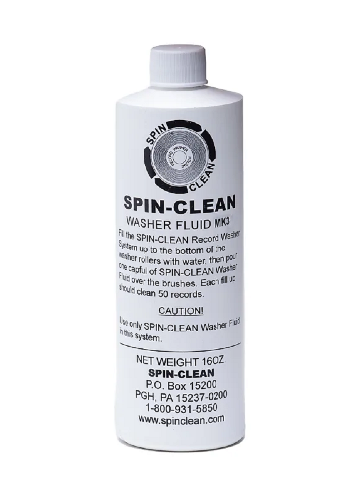 Spin Clean 16OZ Bottle of Cleaning Solution for Record Cleaning