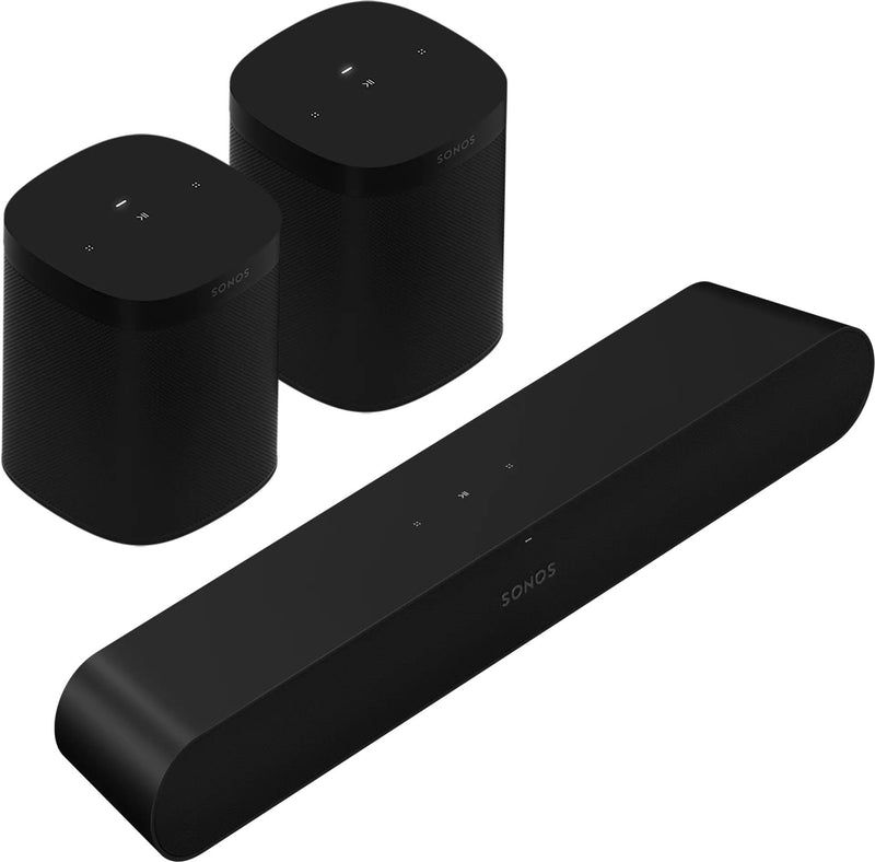 Sonos Surround Set with Ray & a pair of Sonos One SL - Black